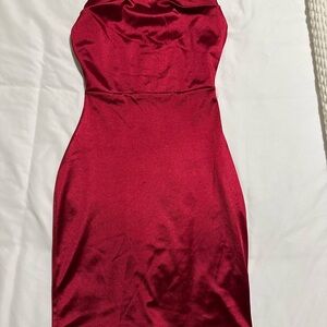 Windsor Strapless Red Dress